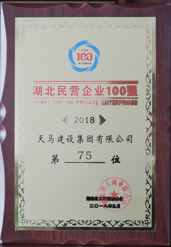 2018年湖北民营企业100强